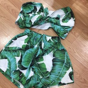 palm leaf 2 piece